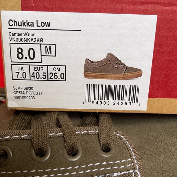 Vans Chukka Low Canteen/Gum MENS - Picture 16 of 16